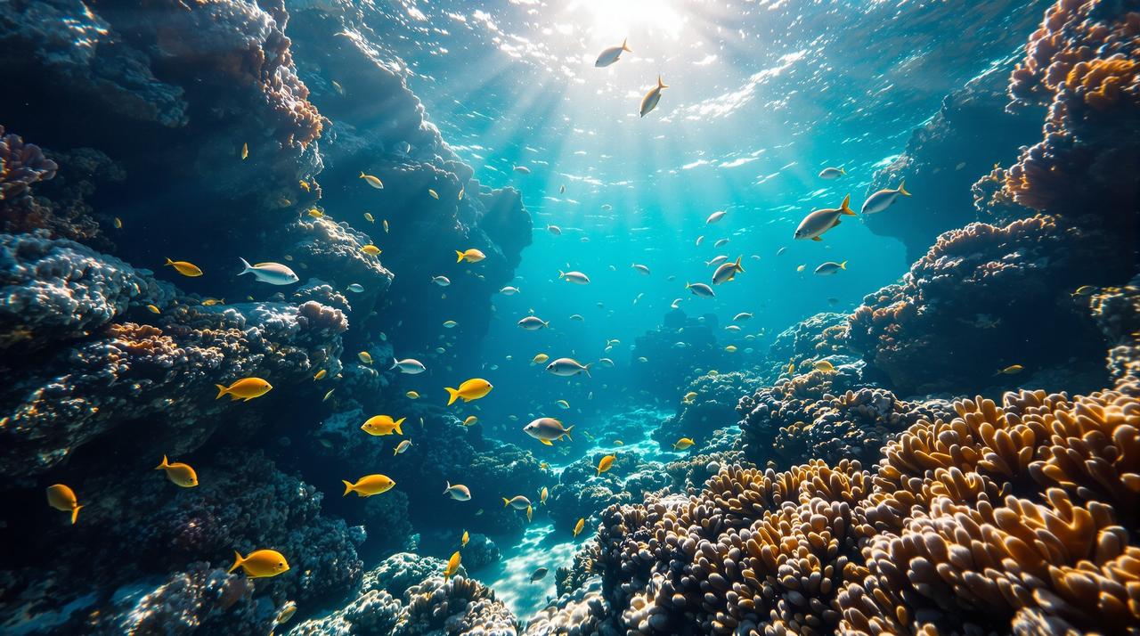 歌曲视频4K：太平洋珊瑚礁——海底花园